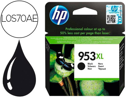 CARTOUCHE HP 953XL JET D'ENCRE L0S70AE COULEUR NOIR 2000P