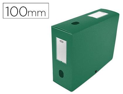 BOTE CLASSEMENT OXFORD MEMPHIS POLYPROPYLNE 7/10E  PLAT 240X320MM DOS 100MM BOUTON PRESSION COLORIS VERT