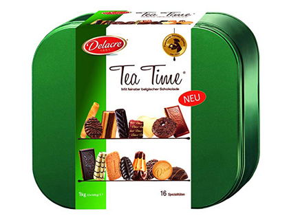 BISCUITS TEATIME DELACRE BOTE DE 1KG