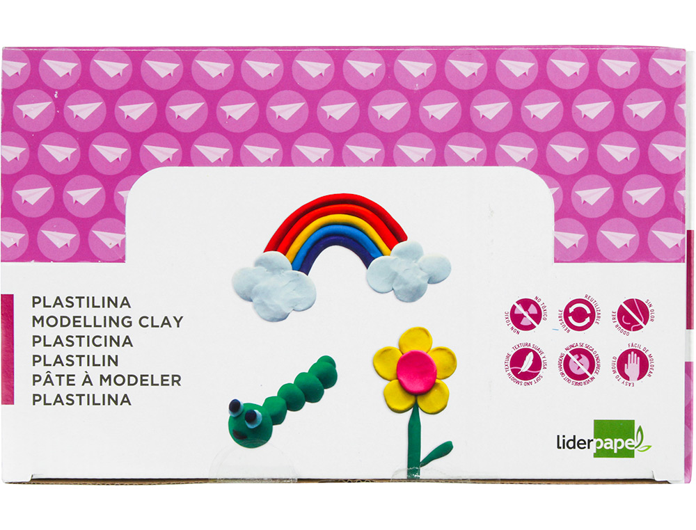 PTE  MODELER LIDERPAPEL VGTALE 15 COLORIS ASSORTIS ASSORTIMENT 30 PAINS DE 50G
