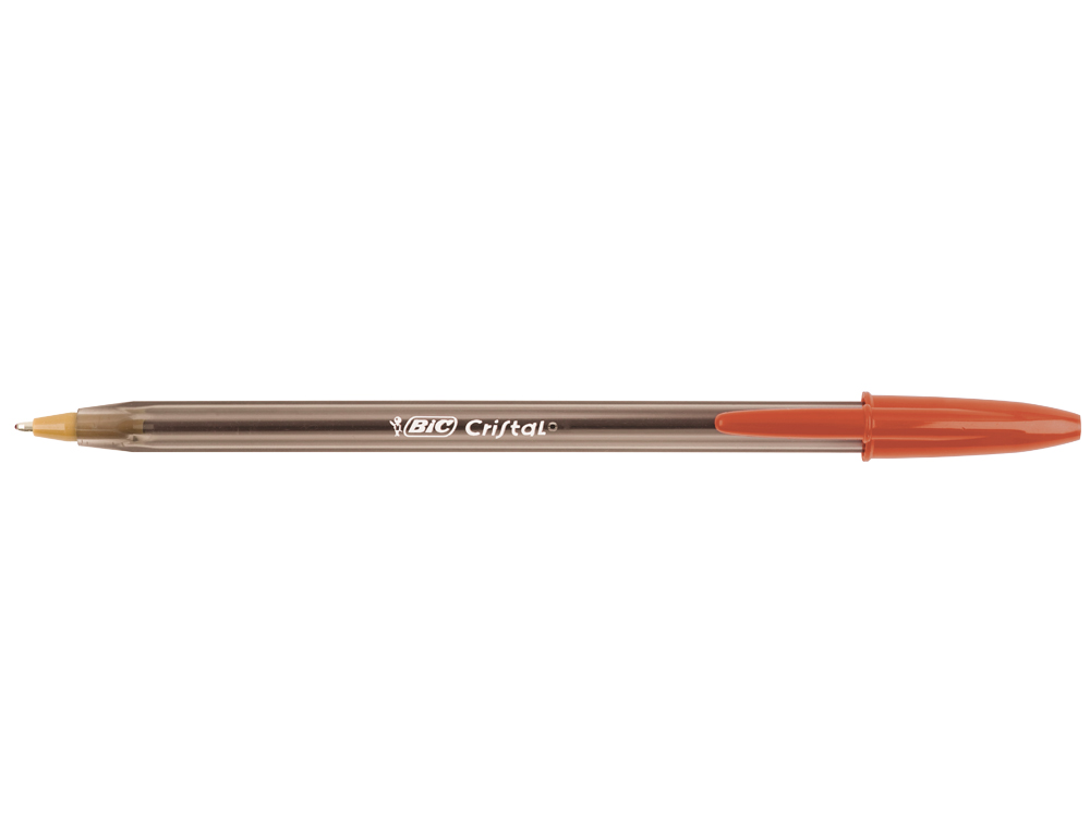 STYLO-BILLE BIC CRISTAL CRITURE MOYENNE 0.5MM ENCRE CLASSIQUE BILLE INDFORMABLE CAPUCHON COULEUR ENCRE ROUGE