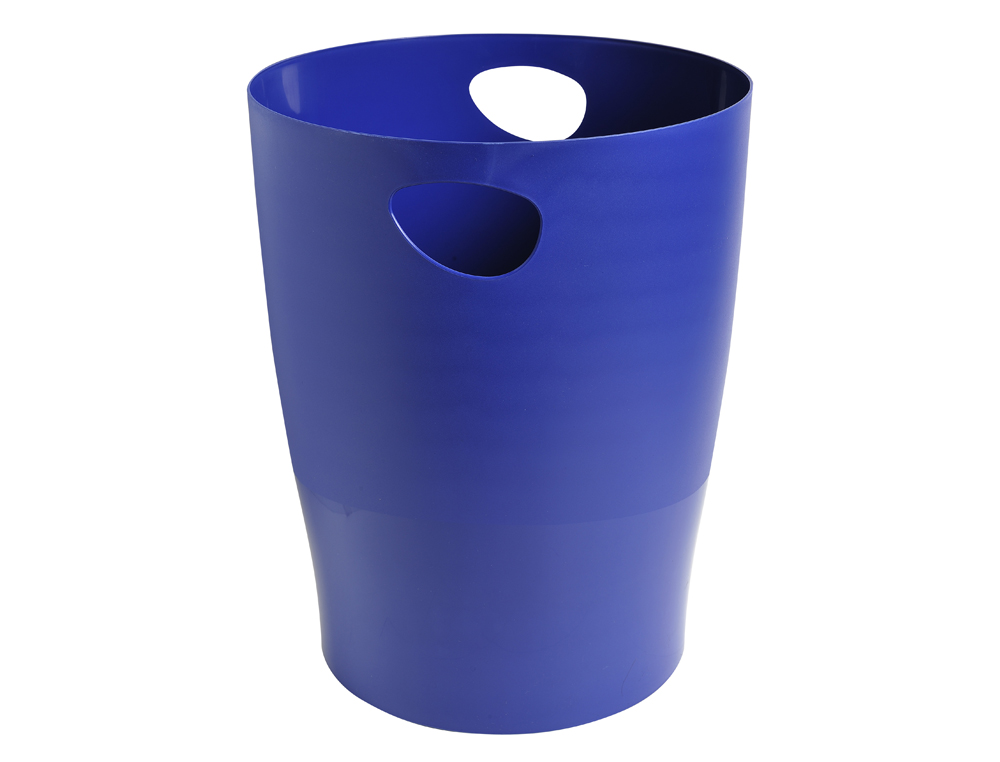 CORBEILLE A PAPIER EXACOMPTA ECOBIN BEEBLUE CAPACITE 15L COLORIS BLEU MARINE