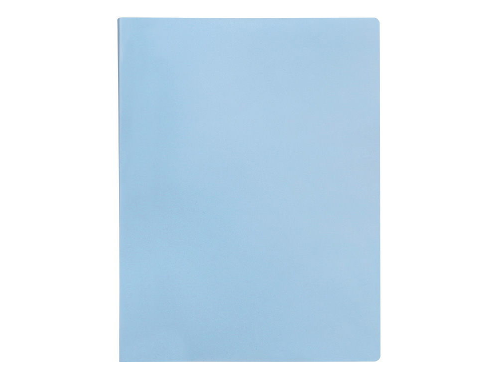PROTEGE-DOCUMENTS LIDERPAPEL POLYPROPYLENE COUVERTURE      FLEXIBLE 40 POCHETTES FIXES   A4 220X297MM BLEU CIEL OPAQUE