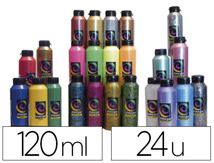 GOUACHE CULTURE CLUB MULTI ATELIER KALIDOSCOPE COLORIS ASSORTIS BOTE 24 FLACONS 120ML