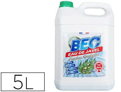 EAU DE JAVEL COLDIS 9 DEGRS NETTOIE DSINFECTE BLANCHIT AGRABLE ODEUR PARFUM BIDON 5L