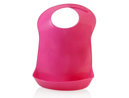 JEU MINILAND BAVOIR PLASTIQUE TRANSLUCIDE 31 CM HAUTEUR ROSE