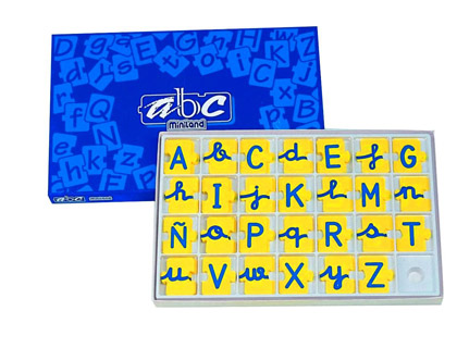 JEU MINILAND ALPHABET MAJUSCULES ET MINUSCULES 168 PICES