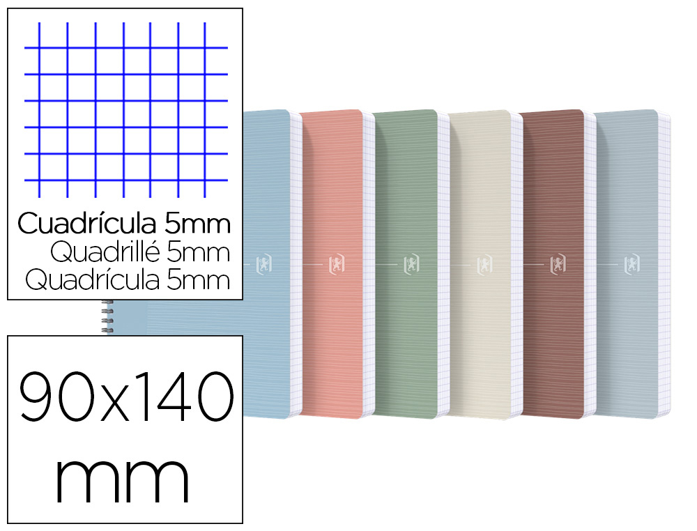 CARNET OXFORD MY REC'UP INTEGRALE 90X140 180P 90G     Q5/5 RECYCLE