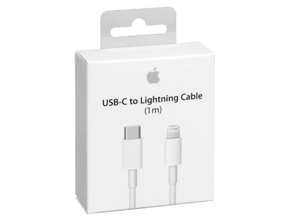 CABLE USB LIGHTNING MYMAX 1M 5,32X26X08MM COLORIS BLANC