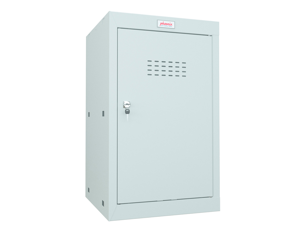 CASIER CUBE PHOENIX TAILLE 3 SERRURE A CLE COLORIS GRIS    CLAIR