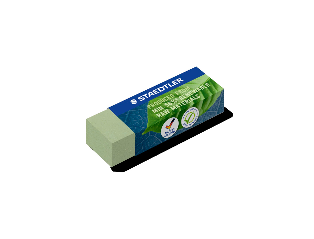 GOMME STAEDTLER 526 83 SANS LATEX 40X19X13MM COLORIS VERT OLIVE