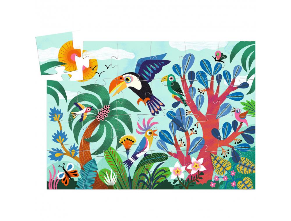 PUZZLES CARTON 24 PIECES DJECO COCO LE TOUCAN 24       PIECES