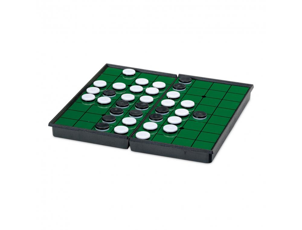 JEU DE REFLEXION CAYRO REVERSI DAMIER MAGNETIQUE 64  CASES 64 PIONS BICOLORES      NOIRS ET BLANCS 2 JOUEURS