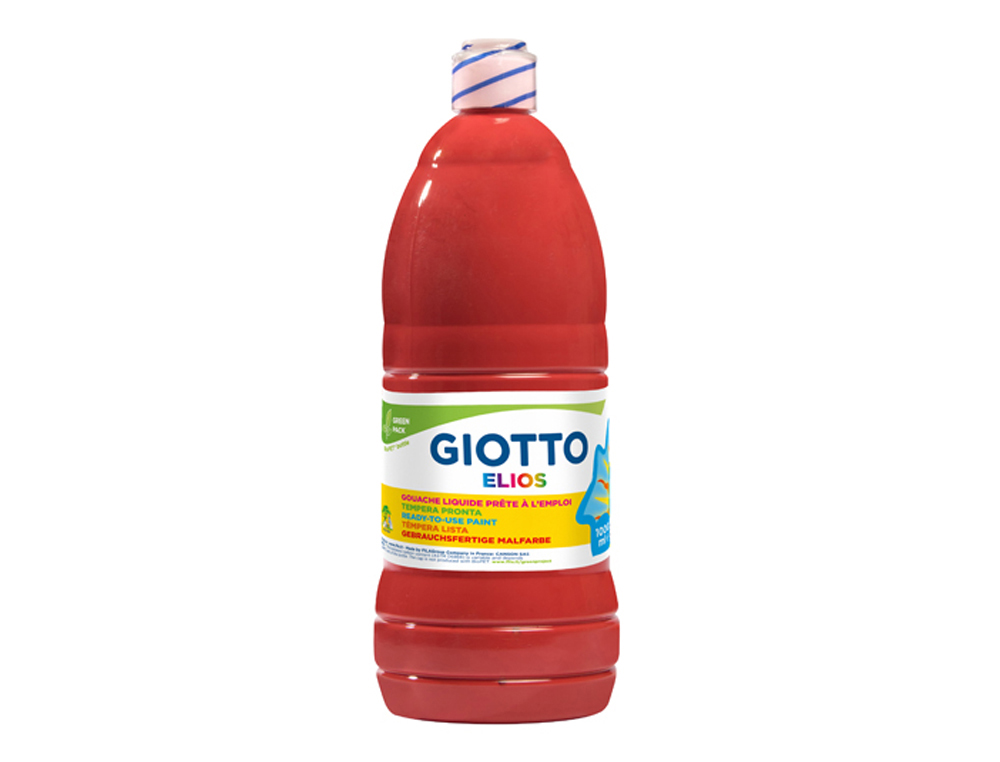 GOUACHE GIOTTO ELIOS FLACON 1L COLORIS ROUGE VIF