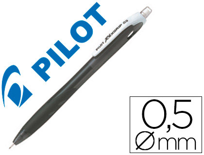 PORTE-MINE PILOT REXGRIP 0.5MM CORPS CAOUTCHOUT RECHARGEABLE RECYCL
