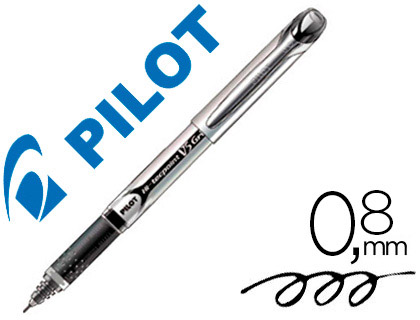 STYLO PILOT V10 GRIP CRITURE LARGE 0.8MM CLIP MTAL GRIP PRHENSION ENCRE LIQUIDE NIVEAU VISIBLE 1600M CRITURE NOIR