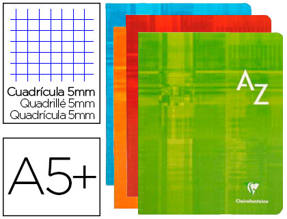 RPERTOIRE CLAIREFONTAINE PIQRE PAPIER VLIN VELOUT COUVERTURE PELLICULE LAVABLE 170X220MM 96 PAGES 90G SYS