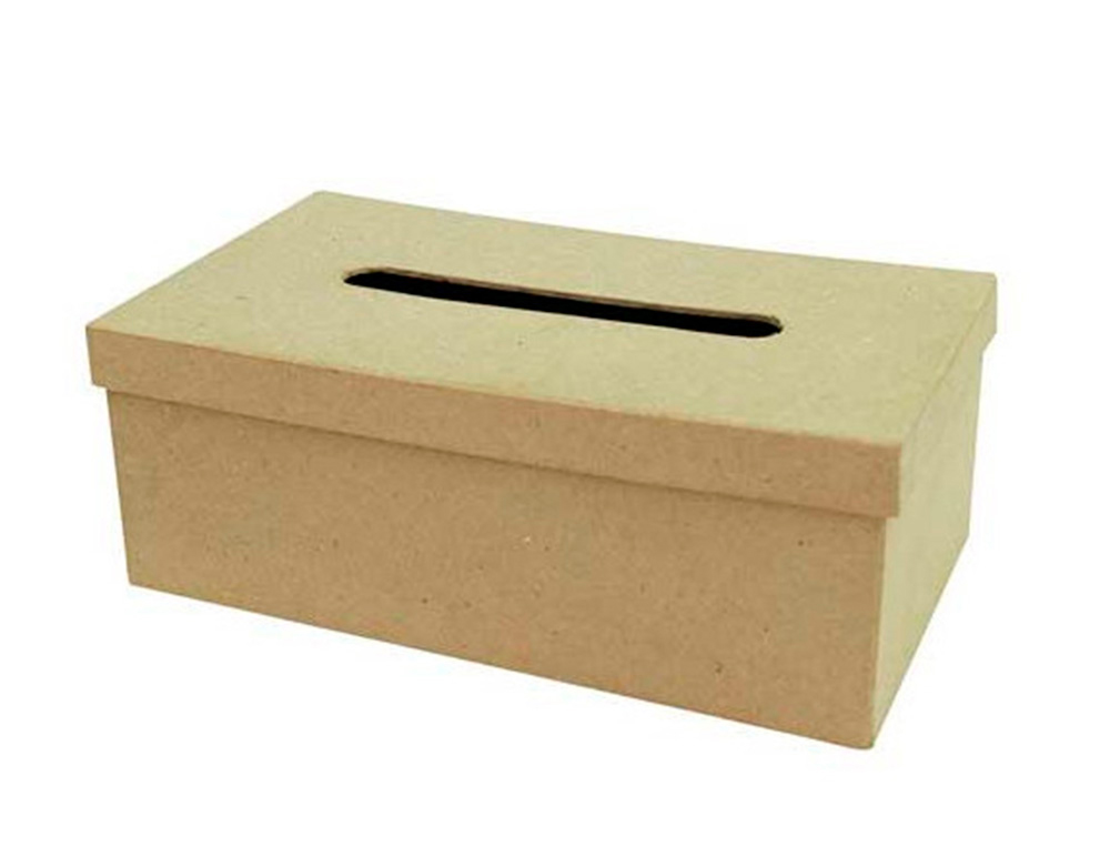 BOTE  MOUCHOIRS DCOPATCH EN CARTON RECTANGULAIRE  DCORER 9X25X14CM