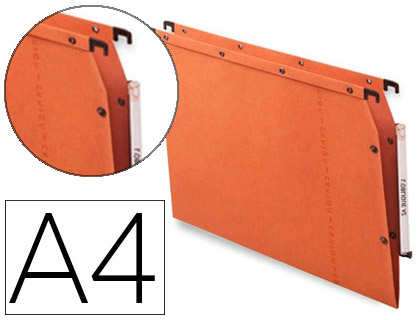 DOSSIER SUSPENDU L'OBLIQUE AZV ULTIMATE KRAFT 240G ARMOIRE ENTRAXE 330MM H275MM FOND 15 PORTE-TIQUETTE BOTE 25 UNITS