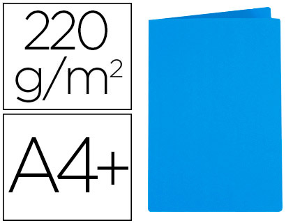 CHEMISE EXACOMPTA ROCK'S 240X320MM 210G COLORIS BLEU PACK 100 UNITS