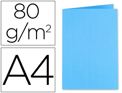 SOUS-CHEMISE EXACOMPTA ROCK'S 220X310MM 80G COLORIS BLEU PACK 100 UNITS
