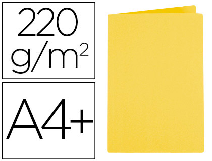 CHEMISE EXACOMPTA ROCK'S 240X320MM 210G COLORIS CITRON PACK 100 UNITS