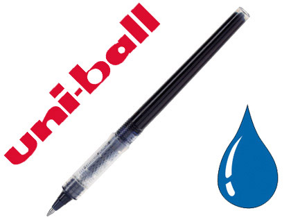 RECHARGE ROLLER UNIBALL UBR90 VISION LITE STYLO ROLLER ENCRE UB-200 POINTE MOYENNE 0.8MM COULEUR BLEU