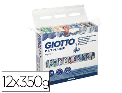 PTE  MODELER GIOTTO PATPLUME VGTALE COLORIS ASSORTIS BOTE 12X350G