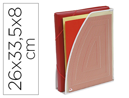 PORTE-REVUES ALBA MTAL MESH PERFORE 260X80X335MM COLORIS  BLANC