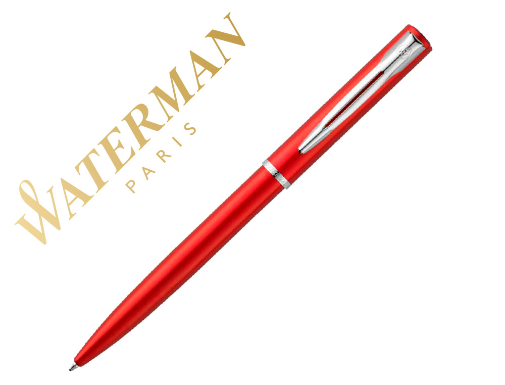 STYLO-BILLE WATERMAN ALLURE COLORIS ROUGE AVEC CRIN