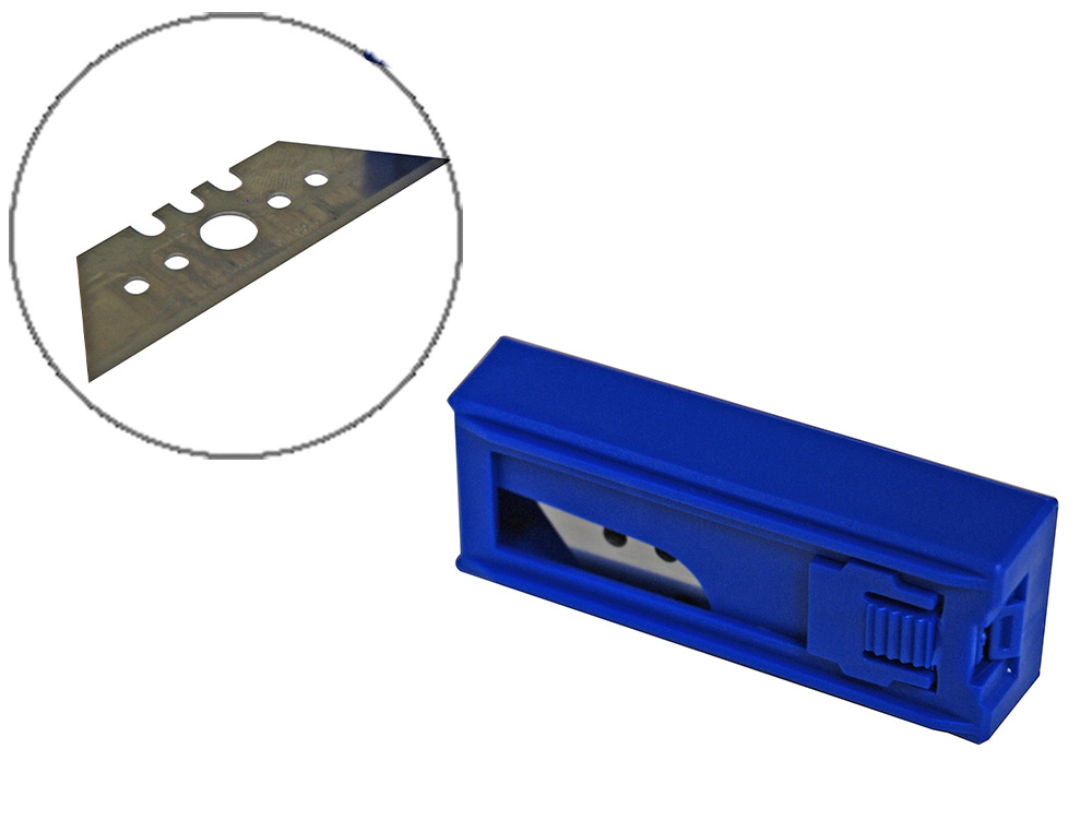 LAME RECHANGE SAFETOOL CUTTER DE SCURIT CHARTRON BLISTER 10 UNITS
