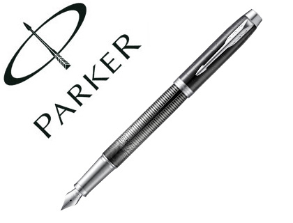 STYLO-PLUME PARKER IM SE POURSUITE METALLIQUE LAQUE    ATTRIBUTS CHROMES + 1         CARTOUCHE POINTE MOYENNE