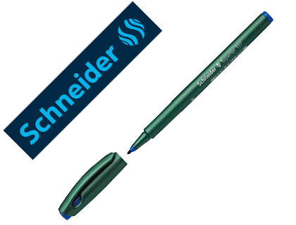 STYLO FIBRE SCHNEIDER TOPWRITER 157 POINTE LARGE    TRAIT 0,8MM CAP-OFF LONGUE DURE COULEUR ROUGE